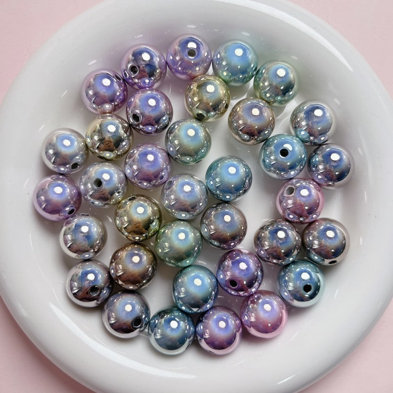 Cuentas acrílicas de agujero recto de láser/láser de láser al por mayor